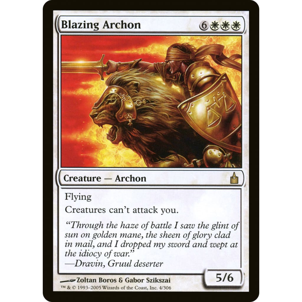 Blazing Archon (RAV-004) Foil - Single
