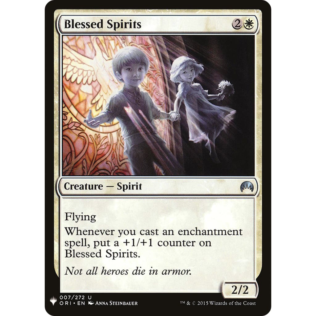 Blessed Spirits (PLST-ORI-7) - Single