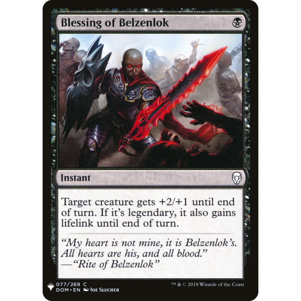 Blessing of Belzenlok (PLST-DOM-77) - Single