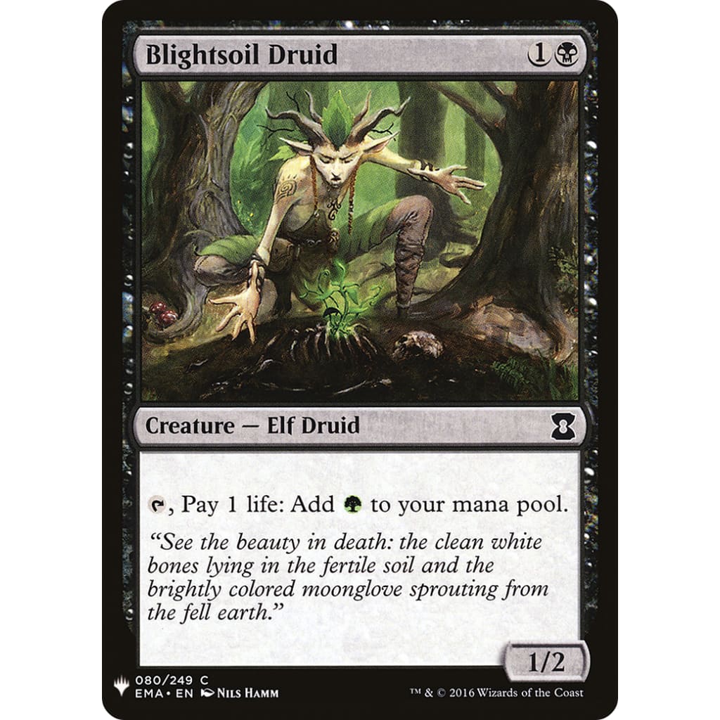Blightsoil Druid (PLST-EMA-80) - Single
