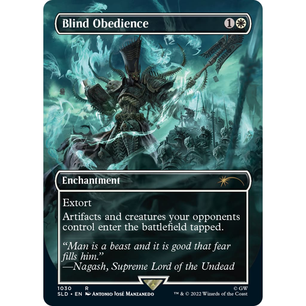 Blind Obedience (SLD-1030) (Borderless) - Single