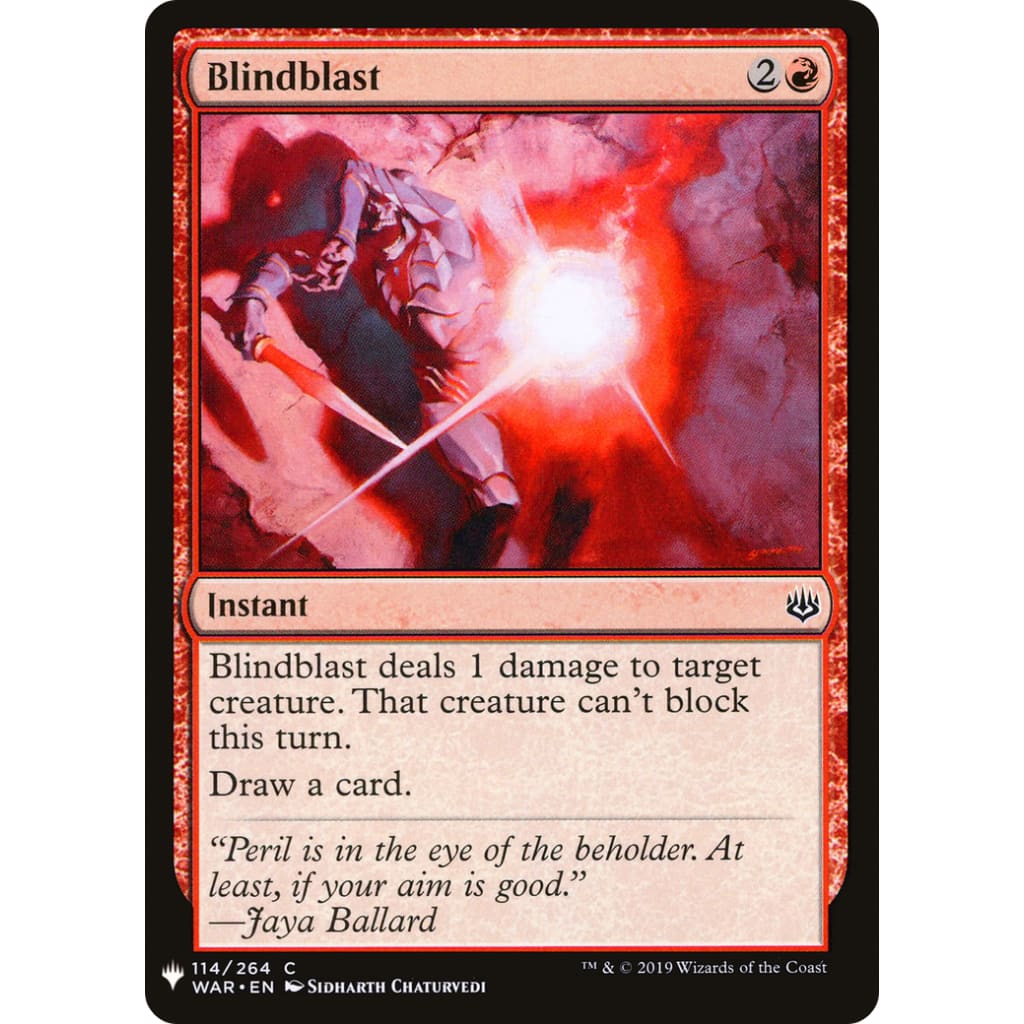 Blindblast (PLST-WAR-114) - Single
