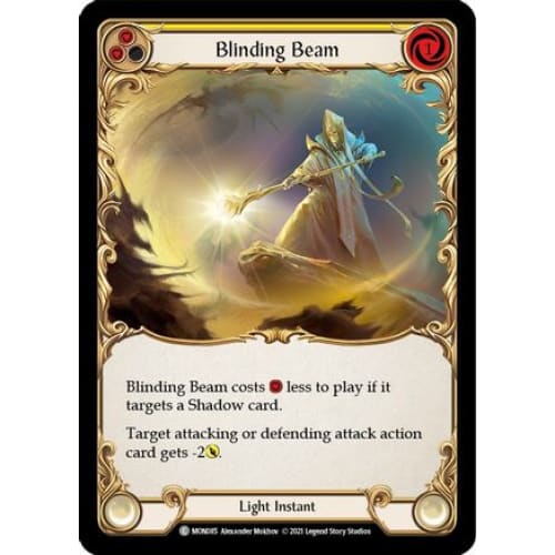 Blinding Beam (Yellow) (MONARCH) 1st Edition Rainbow Foil