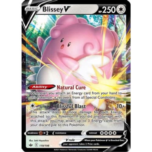Blissey V (119/198) Holo Rare Holofoil - Single