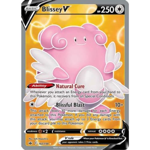 Blissey V (182/198) Ultra Rare Holofoil - Single