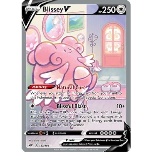 Blissey V (183/198) Ultra Rare Holofoil - Single