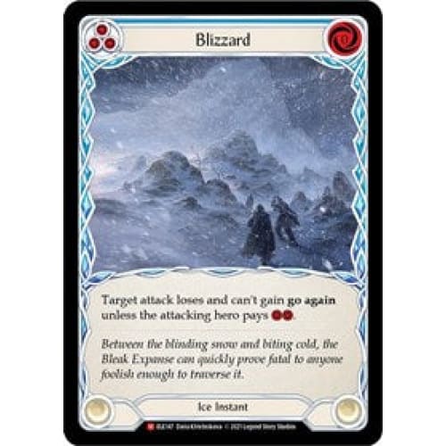 Blizzard (TALES OF ARIA) 1st Edition - Single