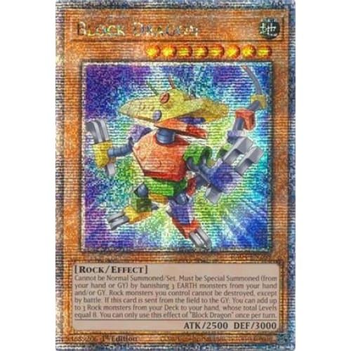 Block Dragon (Quarter Century Secret Rare) - RA04-EN268