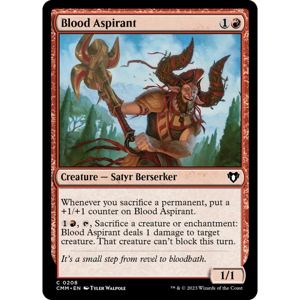 Blood Aspirant (CMM-208) Foil - Single