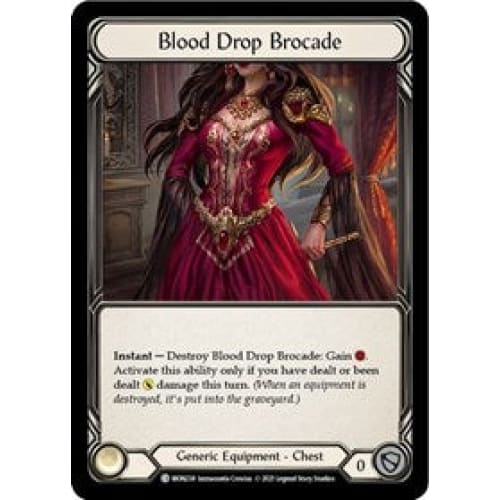 Blood Drop Brocade (MONARCH) 1st Edition Cold Foil - Single