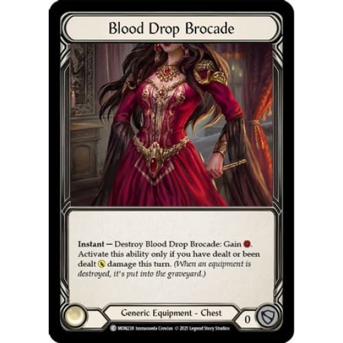 Blood Drop Brocade (MONARCH) Unlimited Edition - Single