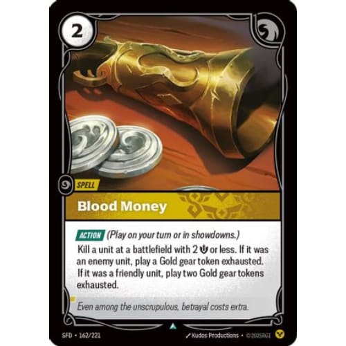 Blood Money (162/221) - Spiritforged Foil - Single