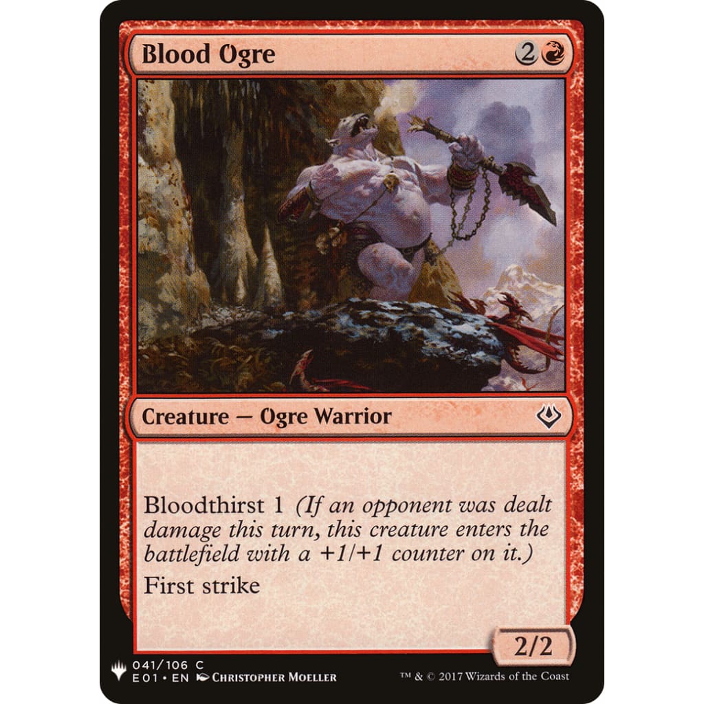 Blood Ogre (PLST-E01-41) - Single