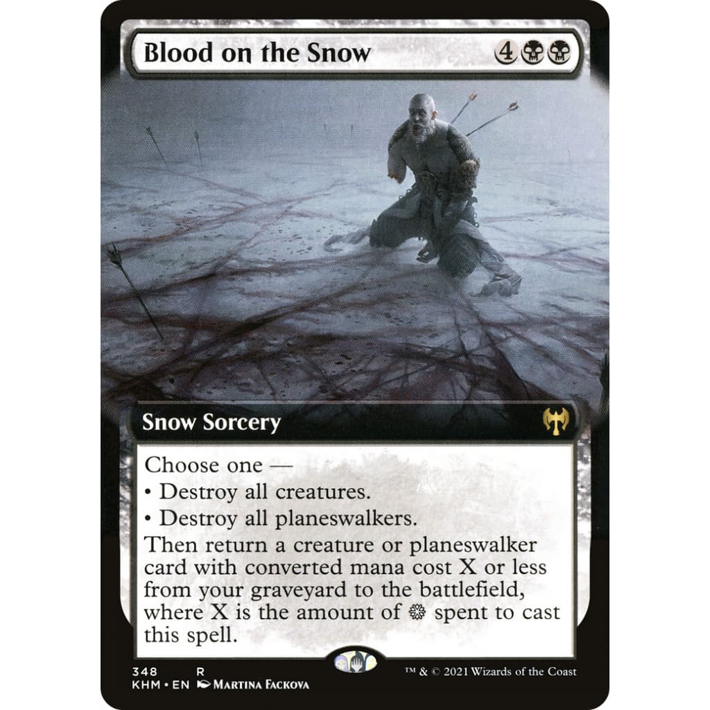 Blood on the Snow (KHM-348): (Extended Art snow) - Single