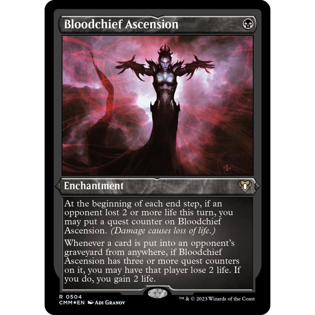 Bloodchief Ascension (CMM-504) Etched Foil - Single