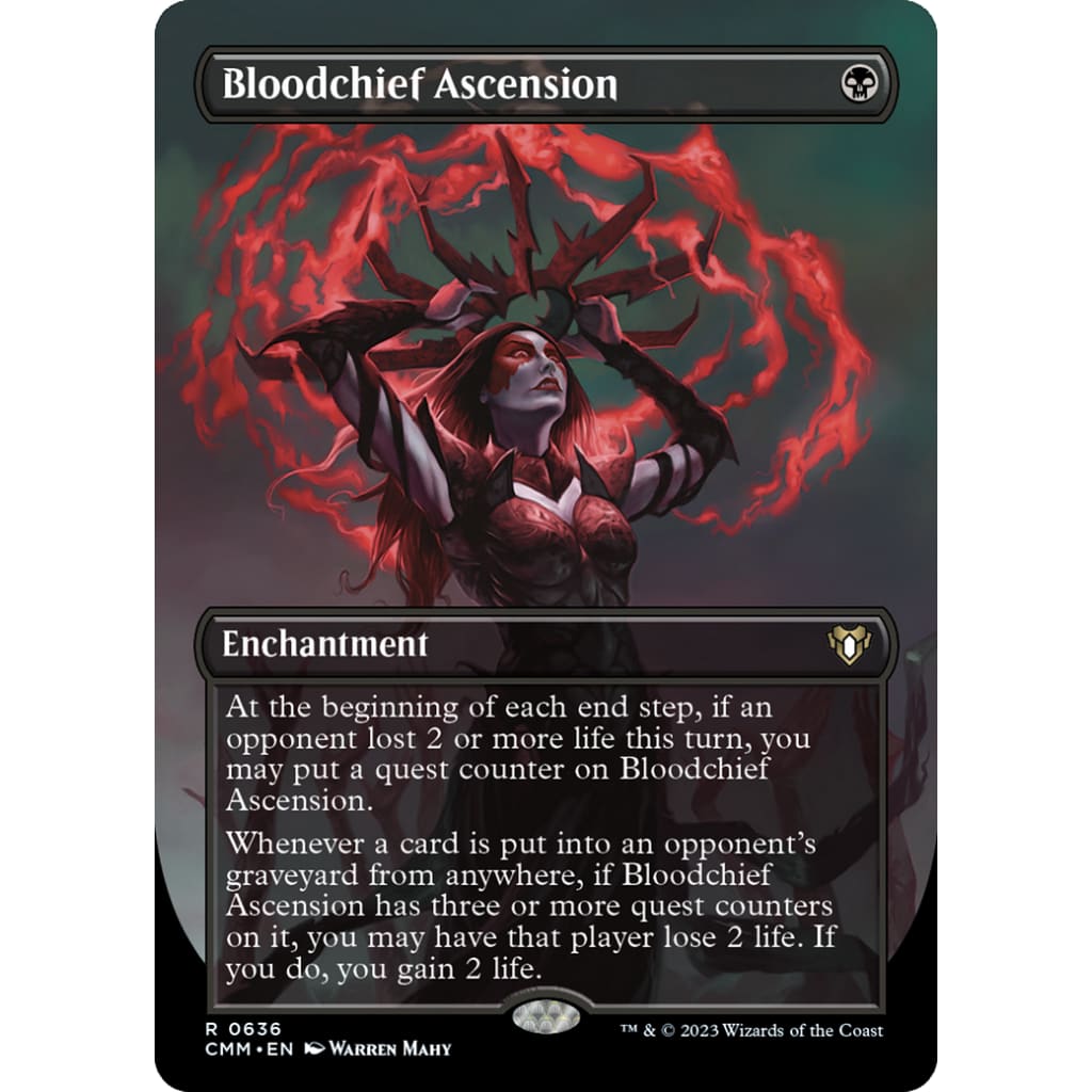 Bloodchief Ascension (CMM-636) (Borderless) Foil - Single