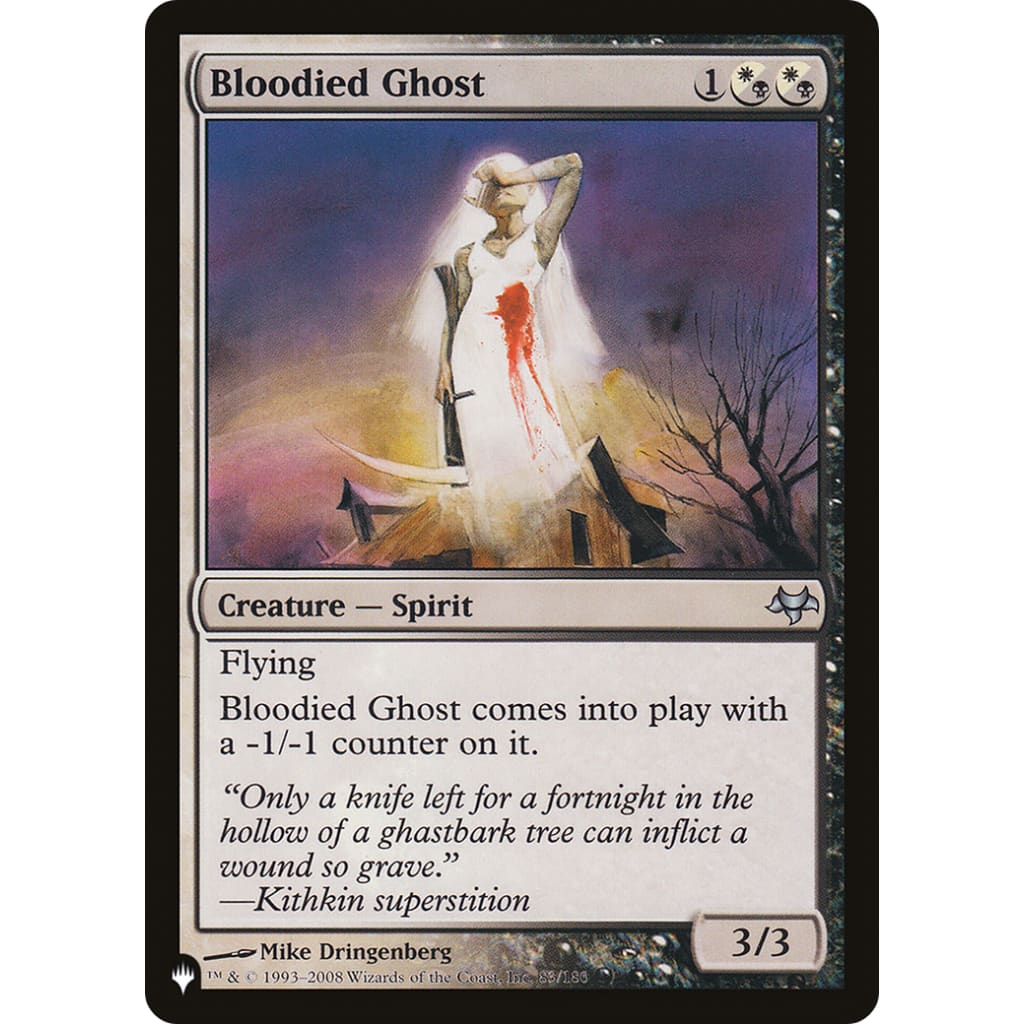 Bloodied Ghost (PLST-EVE-83) - Single