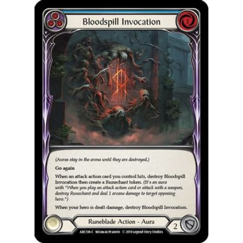 Bloodspill Invocation (Blue) (ARCANE RISING) Unlimited