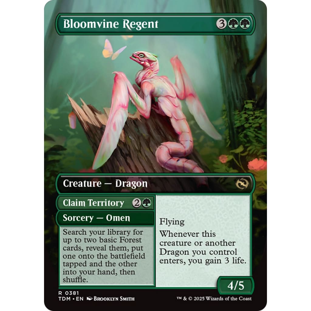 Bloomvine Regent // Claim Territory (TDM-381) (Borderless)