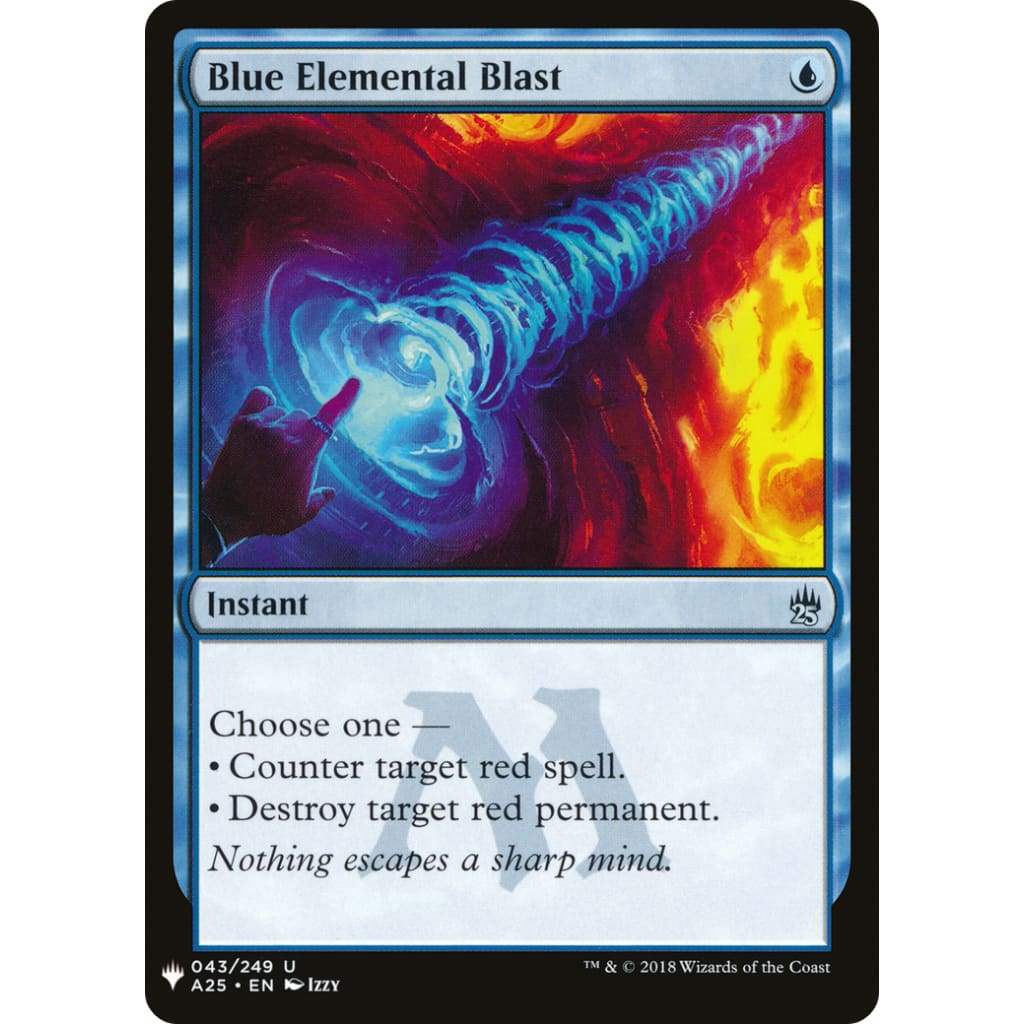 Blue Elemental Blast (PLST-A25-43) - Single
