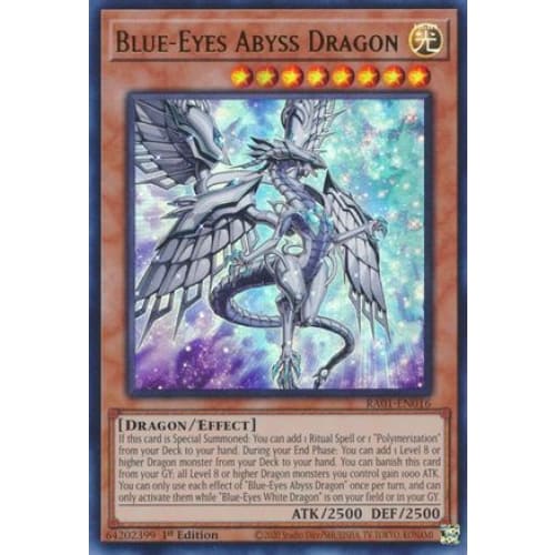 Blue-Eyes Abyss Dragon (UR) - RA01-EN016 Ultra Rare 1st