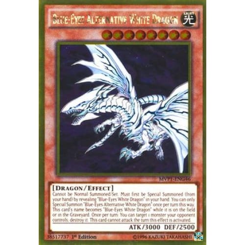 Blue-Eyes Alternative White Dragon (MVP1-ENG46) Gold Rare