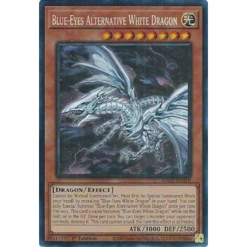 Blue-Eyes Alternative White Dragon (PCR) - RA02-EN010