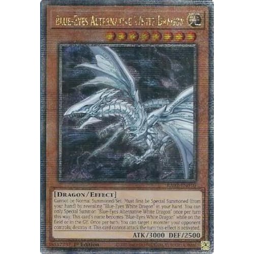 Blue-Eyes Alternative White Dragon (Quarter Century Secret