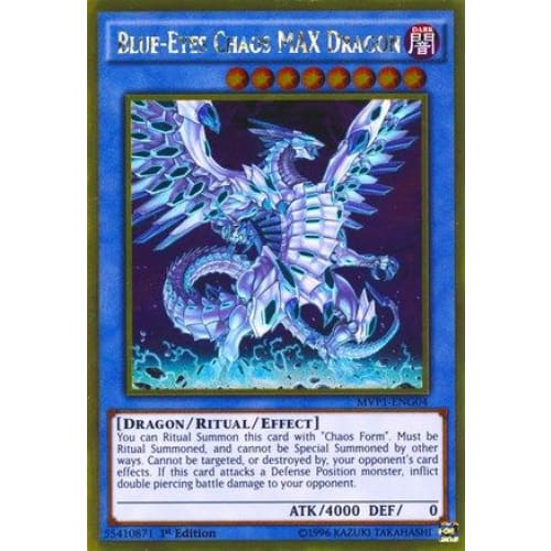 Blue-Eyes Chaos MAX Dragon (MVP1-ENG04) Gold Rare Unlimited