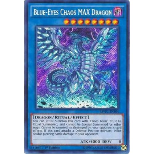 Blue-Eyes Chaos MAX Dragon (MVP1-ENS04) Secret Rare 1st
