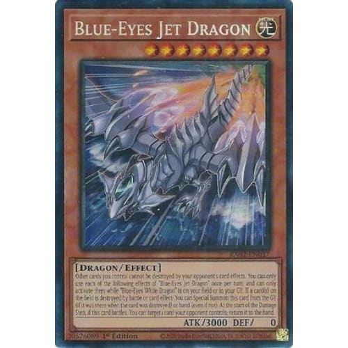 Blue-Eyes Jet Dragon (PCR) - RA02-EN017 Prismatic