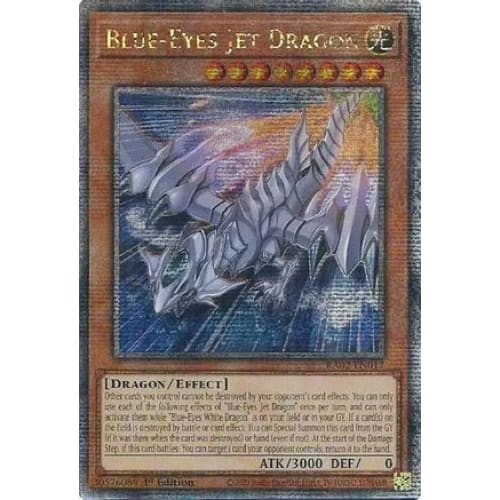 Blue-Eyes Jet Dragon (Quarter Century Secret Rare)