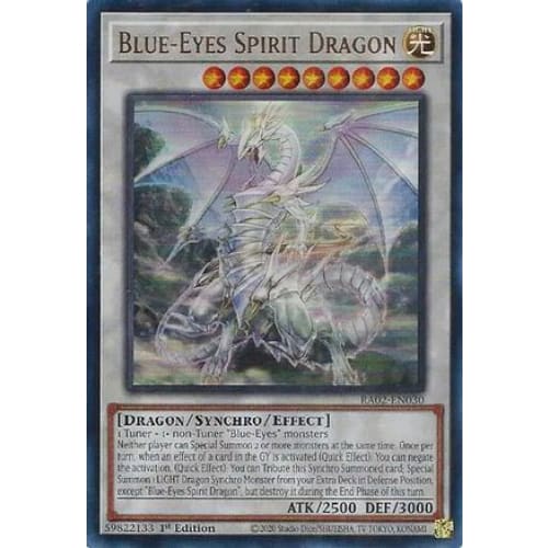 Blue-Eyes Spirit Dragon (UR) - RA02-EN030 Ultra Rare 1st