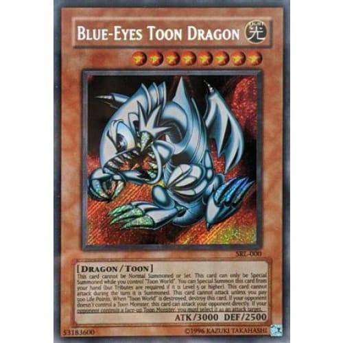Blue-Eyes Toon Dragon (SRL-000) Secret Rare Unlimited
