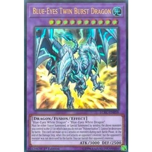 Blue-Eyes Twin Burst Dragon (LCKC-EN058) Ultra Rare 1st