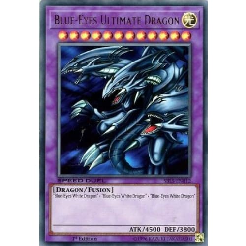 Blue-Eyes Ultimate Dragon (SBLS-EN012) Ultra Rare 1st