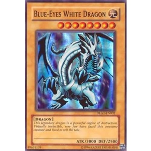 Blue-Eyes White Dragon (DLG1-EN002) Super Rare Unlimited