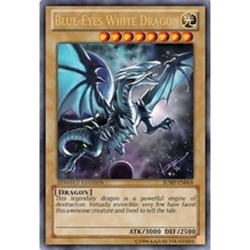 Blue-Eyes White Dragon (JUMP-EN068) Ultra Rare Limited