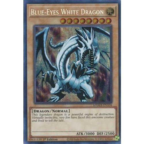 Blue-Eyes White Dragon (Secret Pharaoh’s Rare) - MAMA-EN104
