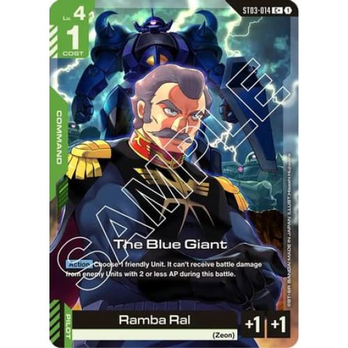 The Blue Giant (C+) (ST03-014) - Starter Deck 03 Zeons Rush