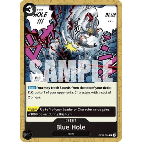 Blue Hole OP11-098 C A Fist of Divine Speed - Single