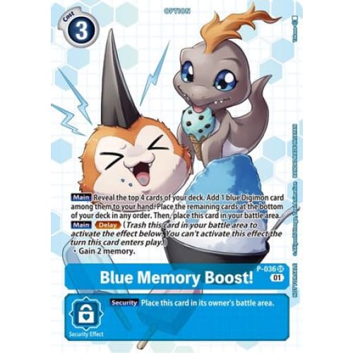 Blue Memory Boost! - P-036 (Next Adventure Box Promotion