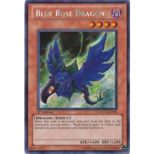 Blue Rose Dragon (EXVC-EN099) Secret Rare Unlimited - Single