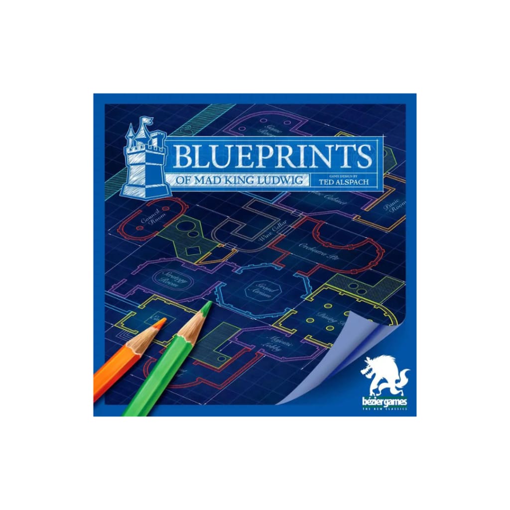 Blueprints of Mad King Ludwig - Board Games