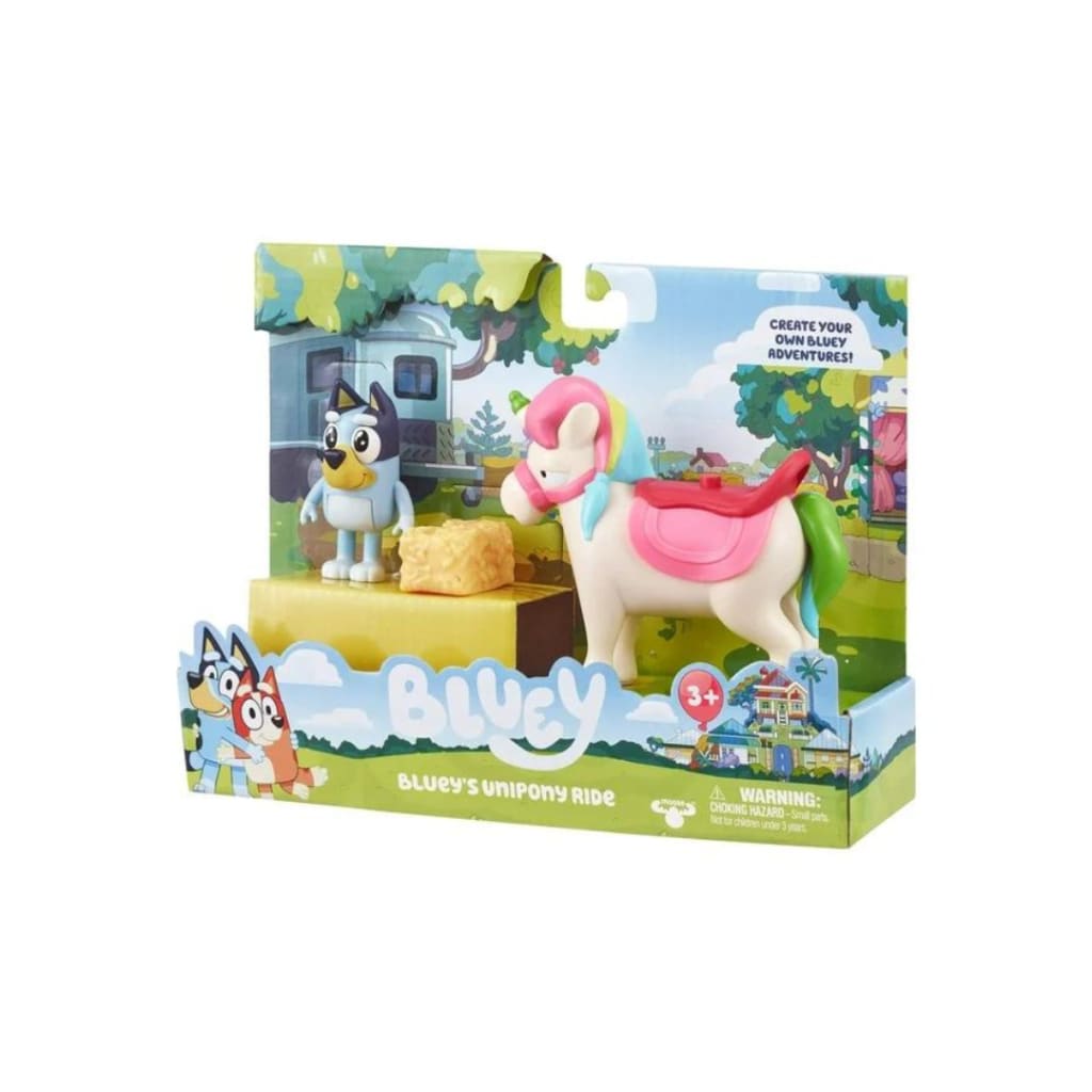 Bluey Unipony Vehicle and Figure Pack Articulated Figures