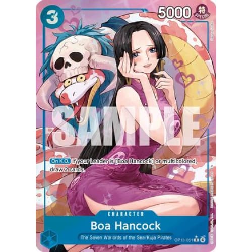 Boa Hancock (Alternate Art) OP13-051 R Carrying On His