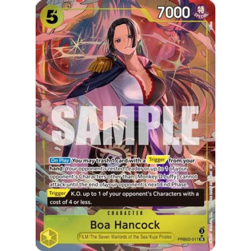 Boa Hancock (Alternate Art) PRB02-017 SR Premium Booster
