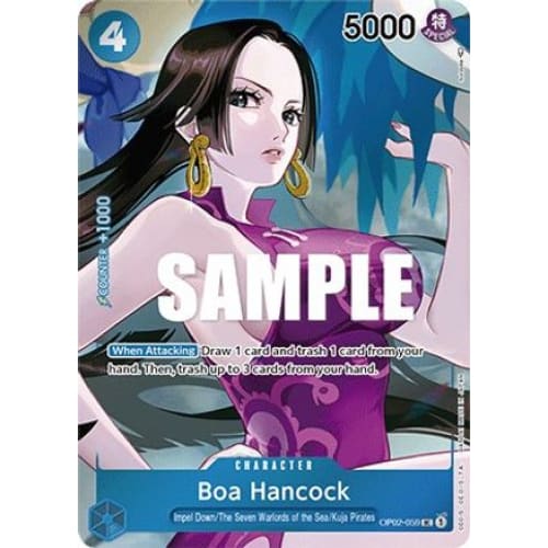 Boa Hancock (Box Topper) OP02-059 UC Paramount War Foil
