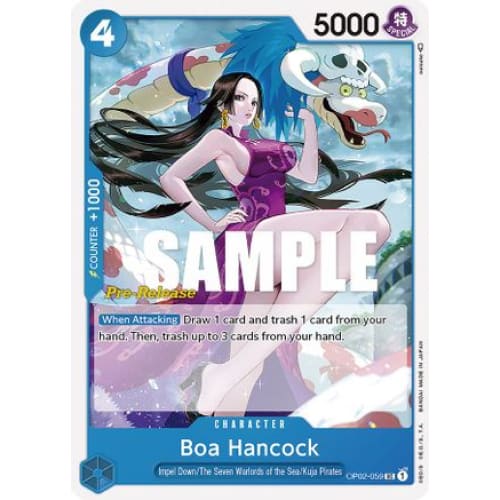 Boa Hancock OP02-059 UC Paramount War Pre-Release Cards