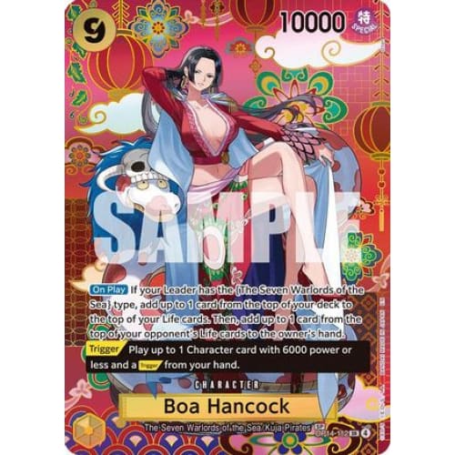 Boa Hancock - OP14-112 (SP) SR The Azure Sea’s Seven Foil